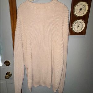 Ralph Lauren Men's Cream Crewneck Sweater